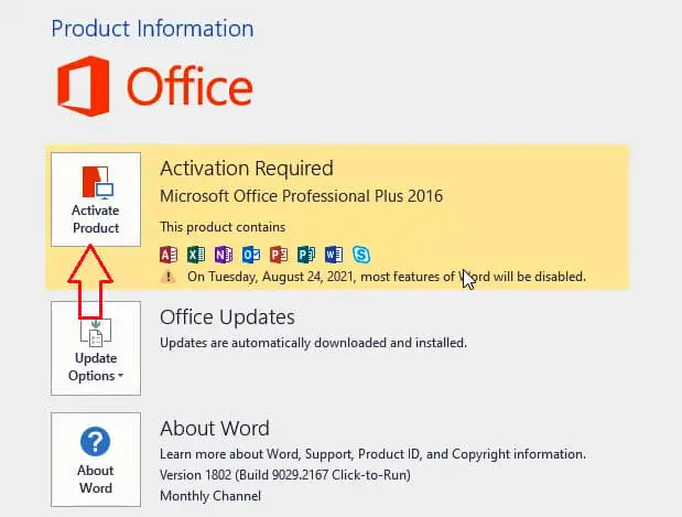 Office 2016 Activation Keys Free Download